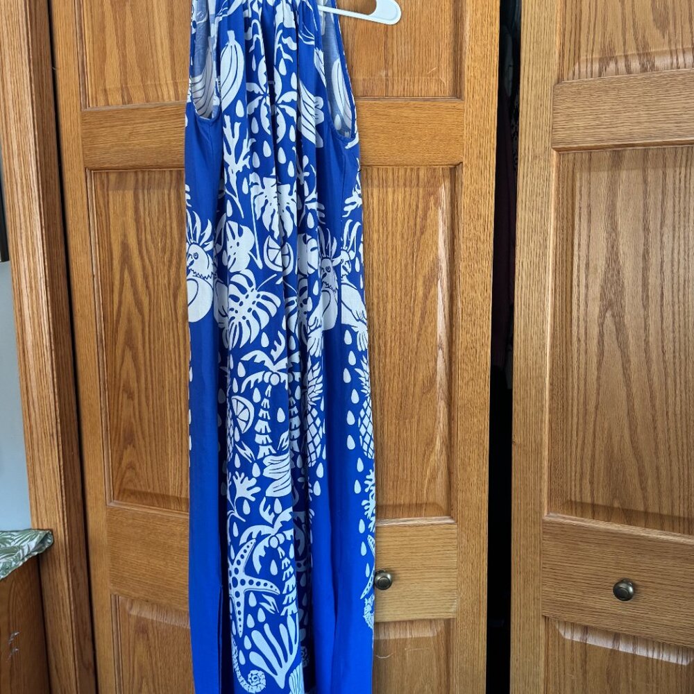 Vince Camuto Tropical Maxi dress NWOT S